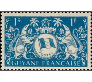 Arms de Cayenne - South America / French Guiana 1945 - 1