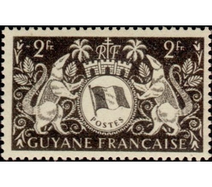 Arms de Cayenne - South America / French Guiana 1945 - 2