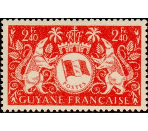 Arms de Cayenne - South America / French Guiana 1945 - 2.40