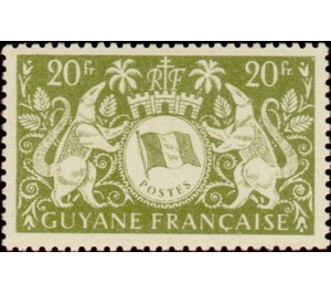 Arms de Cayenne - South America / French Guiana 1945 - 20