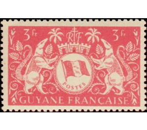 Arms de Cayenne - South America / French Guiana 1945 - 3