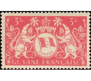 Arms de Cayenne - South America / French Guiana 1945 - 3