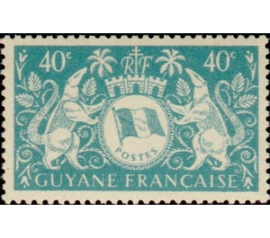 Arms de Cayenne - South America / French Guiana 1945 - 40