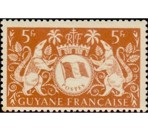 Arms de Cayenne - South America / French Guiana 1945 - 5