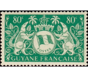 Arms de Cayenne - South America / French Guiana 1945 - 80