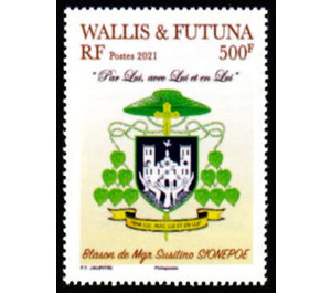 Arms of Bishop Susitino Sionepoe - Polynesia / Wallis and Futuna 2021