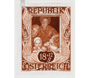 Art exhibition  - Austria / II. Republic of Austria 1947 - 18 Groschen