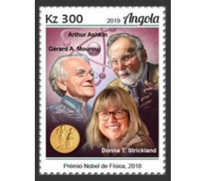 Arthur Ashkin & Gérard A. Mourou & Donna t. Strickland - Central Africa / Angola 2019 - 300