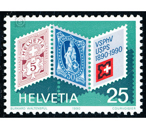 Association philatelic clubs  - Switzerland 1990 - 25 Rappen