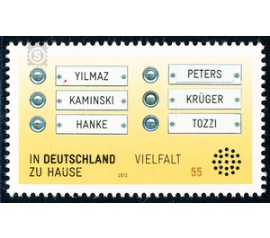 at home in Germany  - Germany / Federal Republic of Germany 2012 - 55 Euro Cent