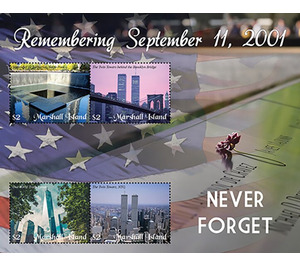 Attack On World Trade Center, New York, 20th Anniversary - Micronesia / Marshall Islands 2021