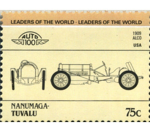 Automobile type of 1984 - 1909 Alco USA - Polynesia / Tuvalu, Nanumaga 1985