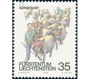 autumn traditions  - Liechtenstein 1989 - 35 Rappen