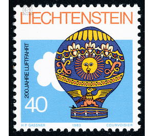 aviation  - Liechtenstein 1983 - 40 Rappen