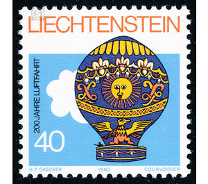 aviation  - Liechtenstein 1983 - 40 Rappen