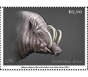 Babirusa (Babyrousa babyrussai) - UNO Vienna 2021 - 0.90