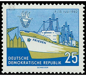 Baltic Sea Week, Rostock  - Germany / German Democratic Republic 1962 - 25 Pfennig