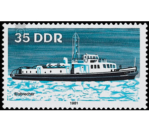 Barges  - Germany / German Democratic Republic 1981 - 35 Pfennig