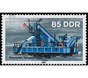 Barges  - Germany / German Democratic Republic 1981 - 85 Pfennig