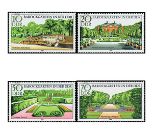 Baroque gardens  - Germany / German Democratic Republic 1980 Set