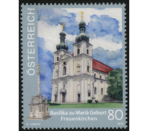 Basilica of the Nativity of Mary, Frauenkirchen  - Austria / II. Republic of Austria 2018 - 80 Euro Cent