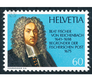 Beat Fischer von Reichenbach (1641-1698) founder  - Switzerland 1975 - 60 Rappen