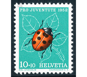 Beetle  - Switzerland 1952 - 10 Rappen