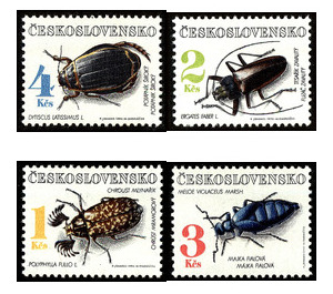 Beetles - Czechoslovakia 1992 Set