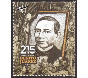 Benito Juarez, President, 215th Anniversary of Birth - Central America / Mexico 2021