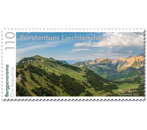 Bergpanorama Drei Kapuziner - Liechtenstein 2022 - 1.10 Swiss Franc