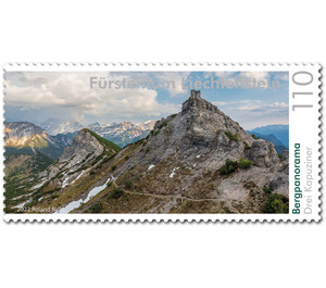 Bergpanorama Drei Kapuziner - Liechtenstein 2022 - 1.10 Swiss Franc