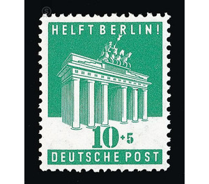 Berlin help 1948  - Germany / Western occupation zones / American zone 1948 - 10 Pfennig