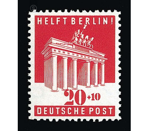 Berlin help 1948  - Germany / Western occupation zones / American zone 1948 - 20 Pfennig