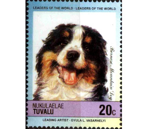 Bernese Mountain Dog (Canis lupus familiaris) - Polynesia / Tuvalu, Nukulaelae 1985