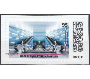 Überseequartier Station, Hamburg (Self-Adhesive) - Germany 2021 - 95