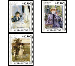 Berthe Morisot, 125th Death Anniversary (2020) - West Africa / Sierra Leone 2020 Set