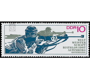 Biathlon World Championships, Altenberg  - Germany / German Democratic Republic 1967 - 10 Pfennig