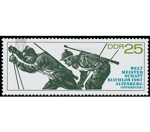 Biathlon World Championships, Altenberg  - Germany / German Democratic Republic 1967 - 25 Pfennig