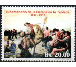 Bicenteanry of the Battle of La Tabalda - South America / Bolivia 2017 - 20