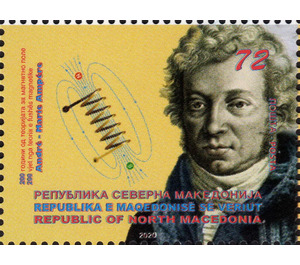 Bicentenary of André-Marie Ampère's Magnetic Field Theory - Macedonia 2020 - 72