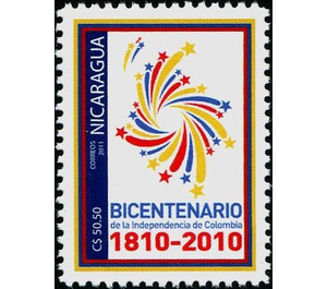 Bicentenary of Colombia Independence - Central America / Nicaragua 2012 - 50.50