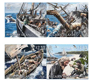 Bicentenary of Sinking of Whaling Ship Essex (2020) - Polynesia / Pitcairn Islands 2020 Set