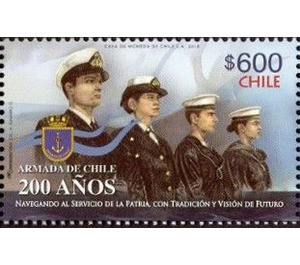 Bicentenary of the Chilean Navy - Chile 2018 - 600