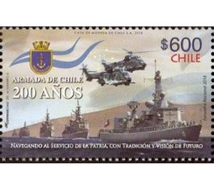 Bicentenary of the Chilean Navy - Chile 2018 - 600