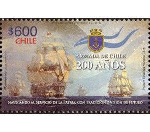 Bicentenary of the Chilean Navy - Chile 2018 - 600