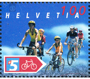 Bicycle country  - Switzerland 2004 - 100 Rappen