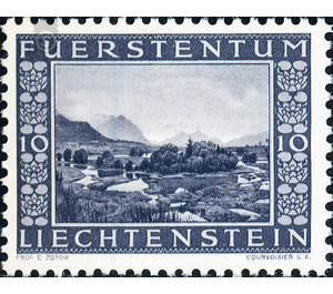 Binnenkanal  - Liechtenstein 1943 - 10 Rappen