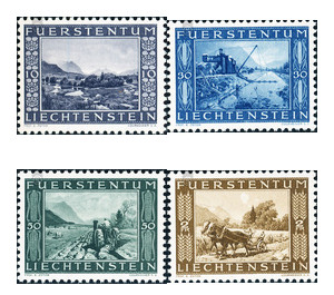 Binnenkanal  - Liechtenstein 1943 Set