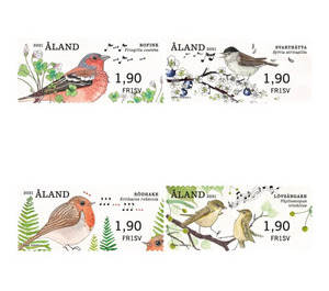 Birds (2021) - Songbirds ATM - Åland Islands 2021 Set