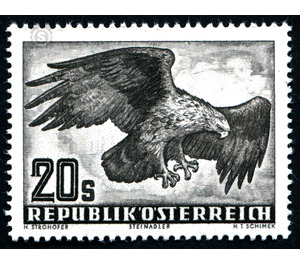 birds  - Austria / II. Republic of Austria 1952 - 20 Shilling